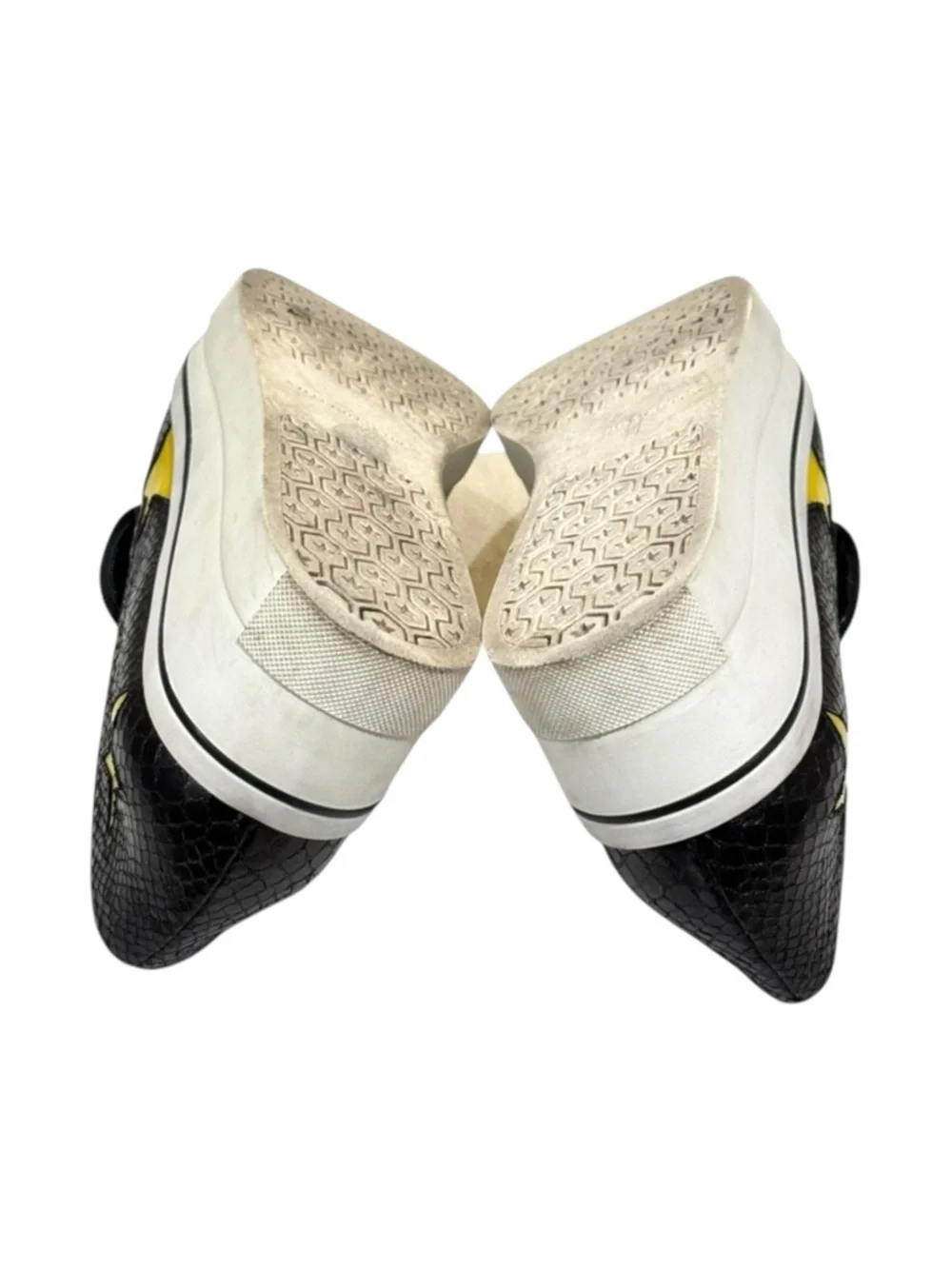 Stella McCartney ★ Binx Platform Loafers ★ Black ★ Yellow Stars ★ 40 9M 9.5M